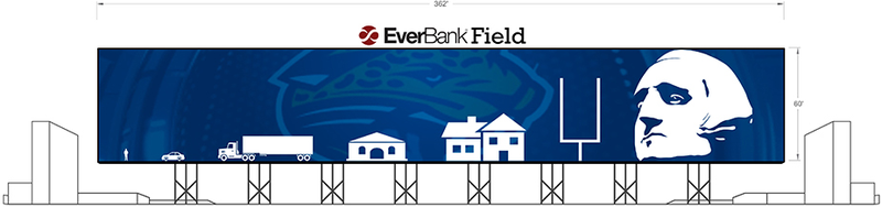 Illustration for article titled The World's Largest HD LED Display Takes Over Jacksonville